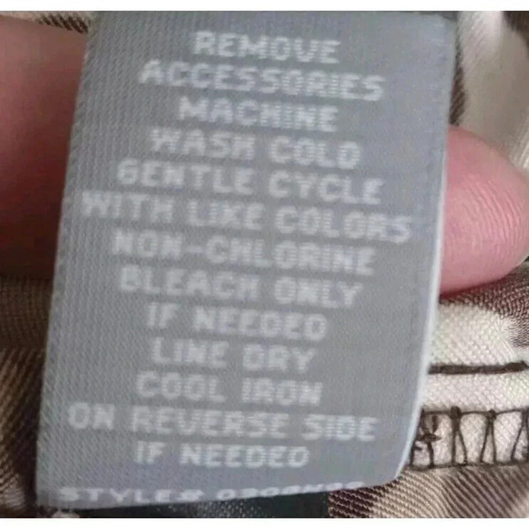 Roz & Ali Dress Cheetah Print Cap Sleeve Size 12 - Picture 5 of 5